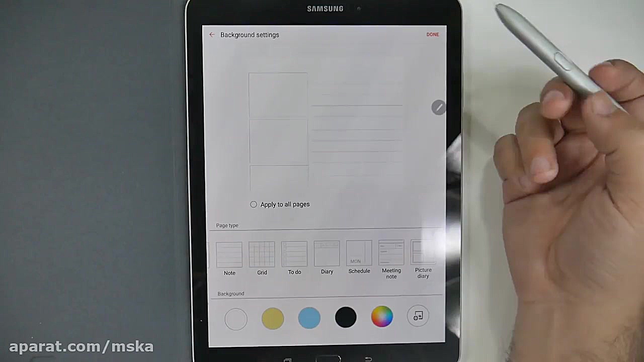 Galaxy Tab S3 How To Download S Note App مجید کریمی