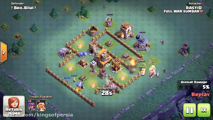 Epic Builder Hall 4 Base (BH4)   Defense Replay / BH4 Base Layout | Clash of Clans