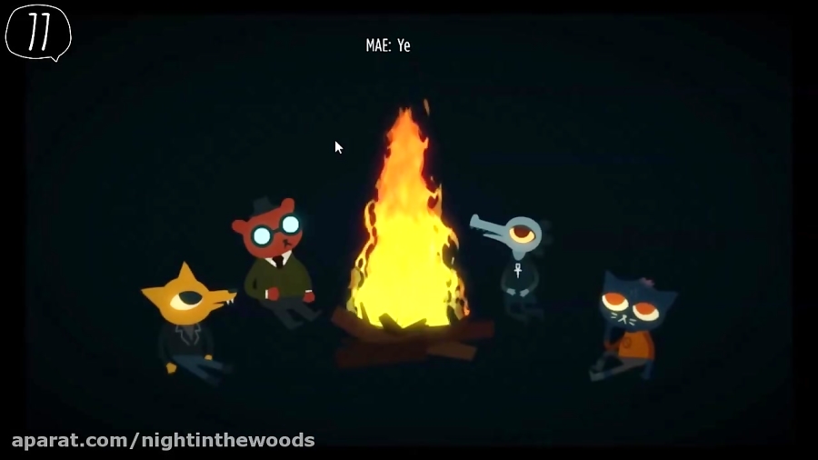 107 فکت از بازی Night In The Woods