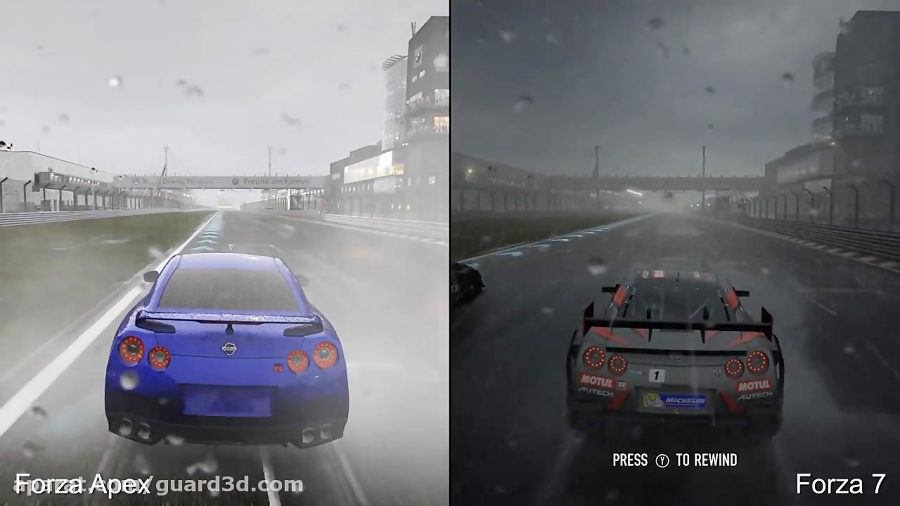 مقایسه Forza Motorsport 7 روی Xbox One X و PC