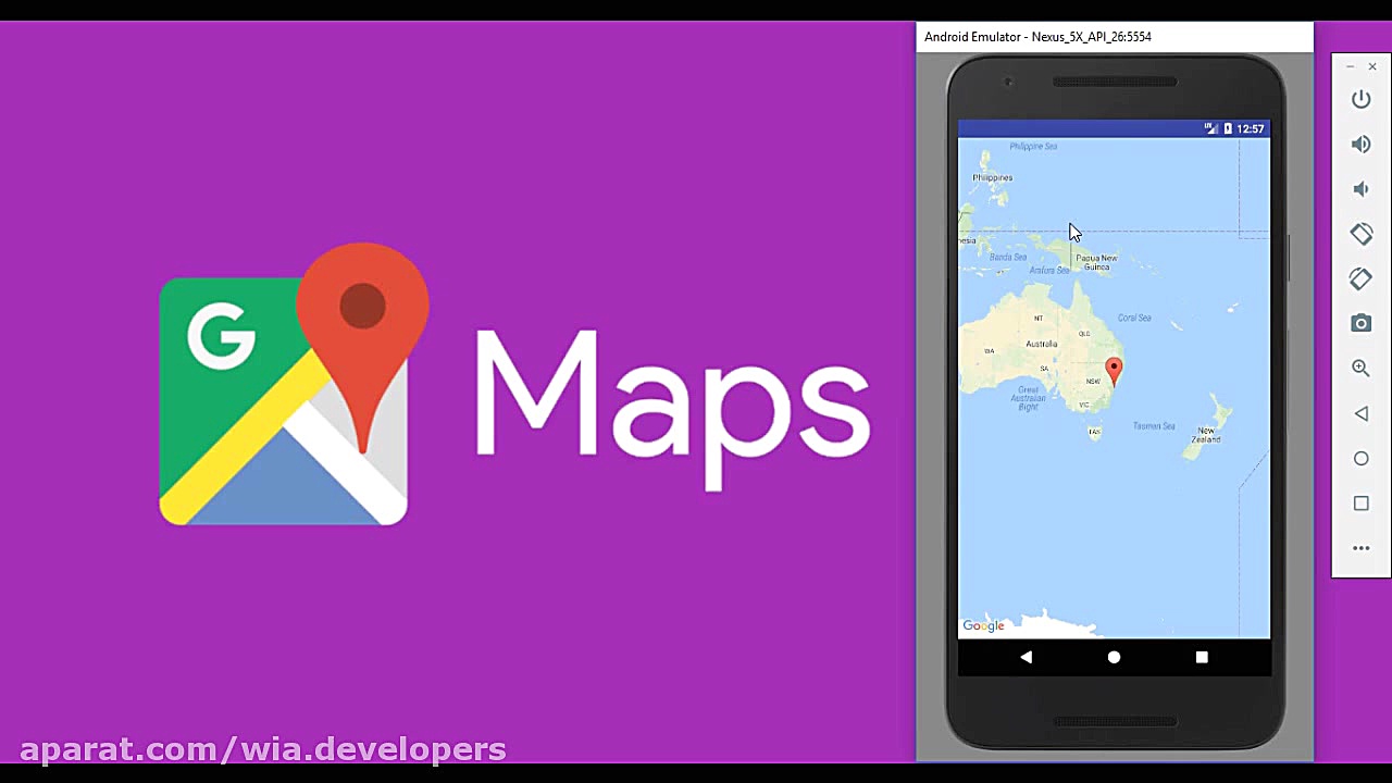 آموزش کار با Google Map در اندروید استودیو TAVI