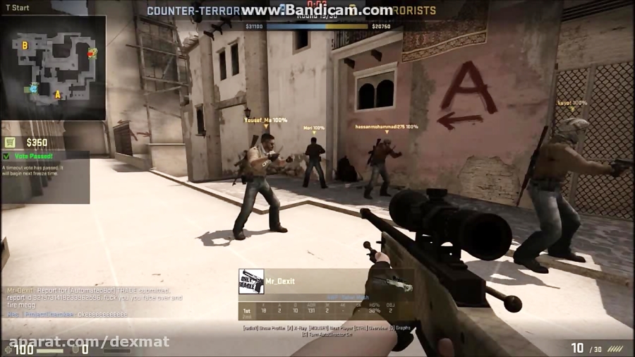 ace زیبا با Awp در Counter Strike Global Offensive
