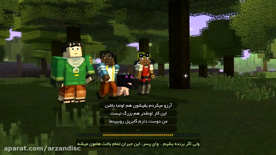 زیرنویس فارسی بازی Minecraft Story Mode Episode 1