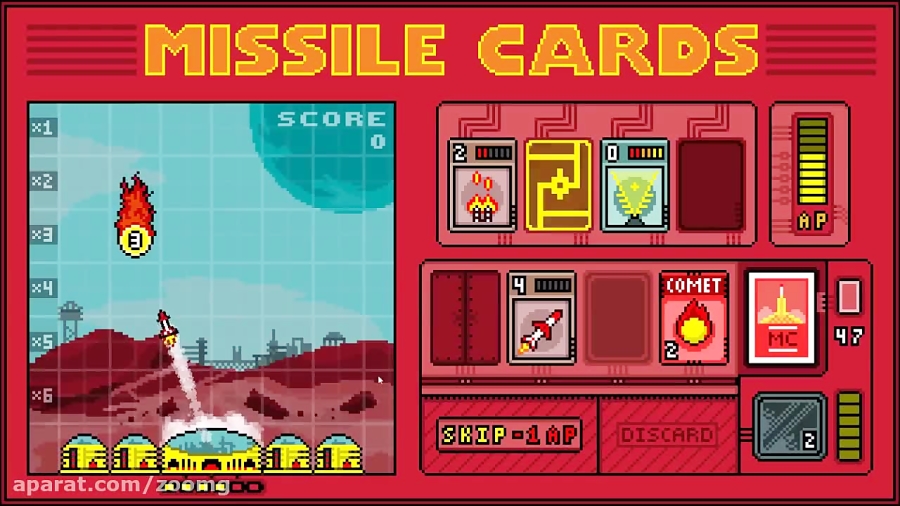 تریلر بازی موبایل Missile Cards - زومجی