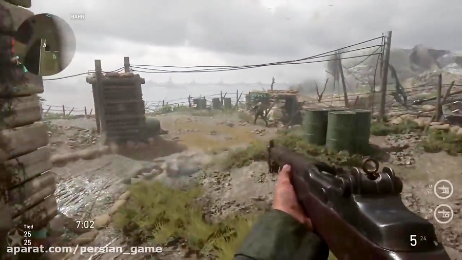 Call of Duty WW2 - تریلر 22دقیقه ای از بخش چندنفره بازی