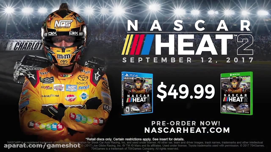 اولین تریلر از گیم پلی بازی NASCAR Heat 2 منتشر شد