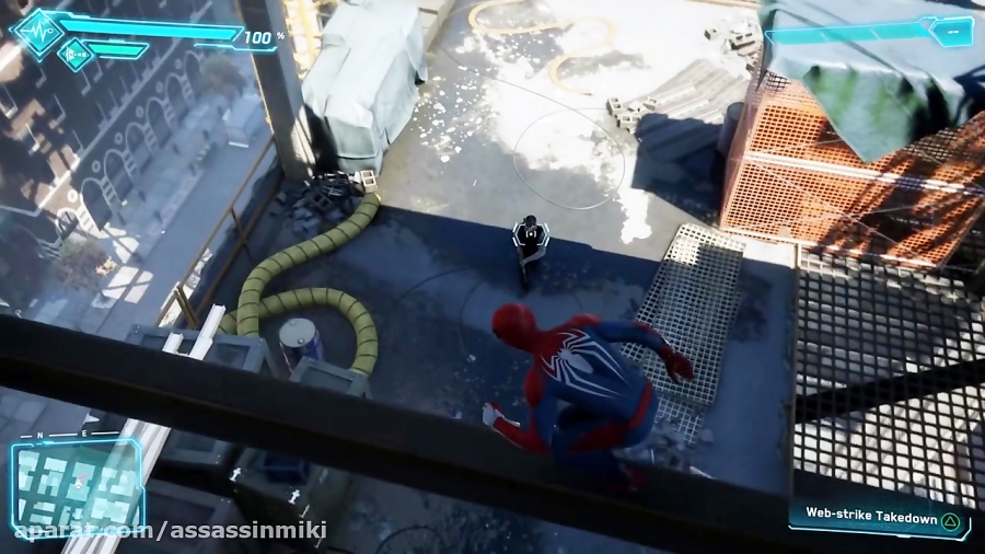 گیم پلی بازی spiderman در نمایشگاه E3 2017