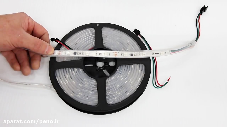 بررسی LED نواری RGB حرفه ای 30 ال ای دی/10 پیکسل بر متر