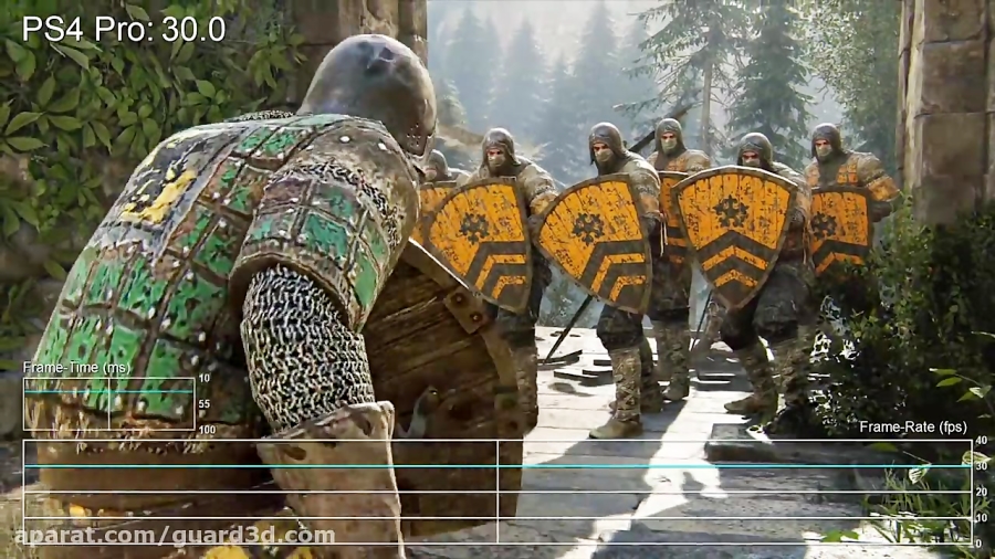 مقایسه For Honor روی PS4 Pro و PC با روزولشن 4k