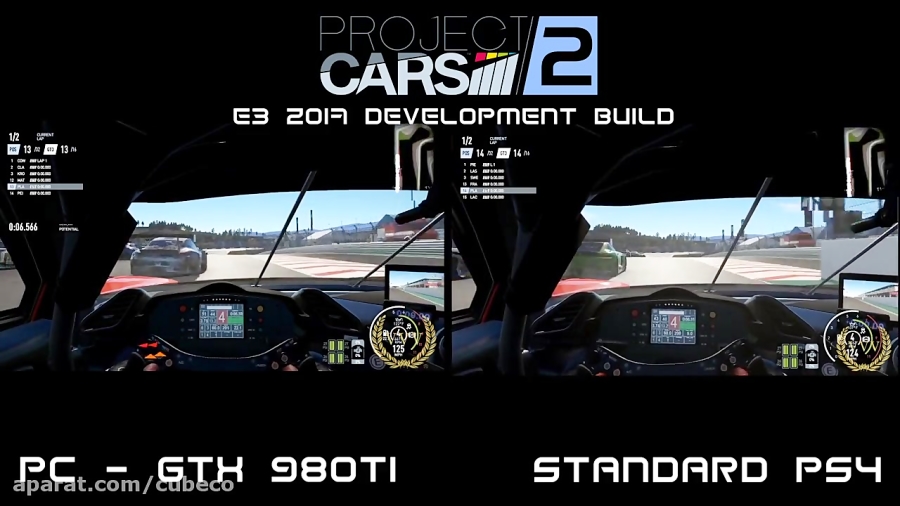 مقایسه نسخه PC و PS4 بازی Project Cars 2