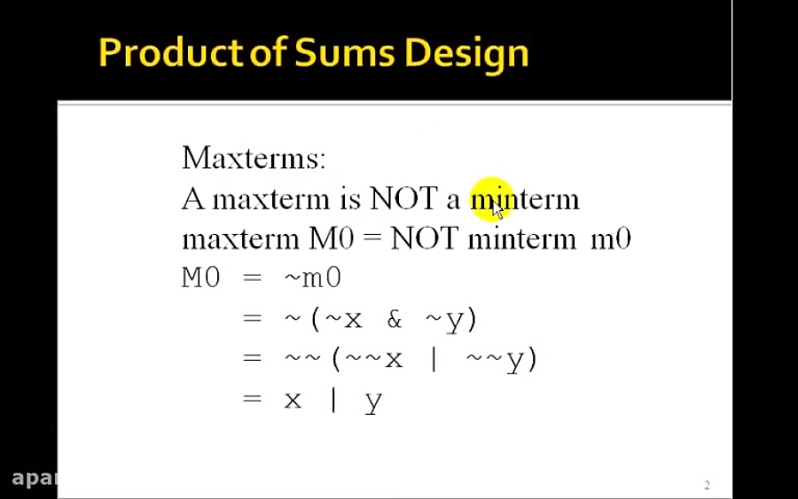 Lesson 7 Product Of Sums Design 4160