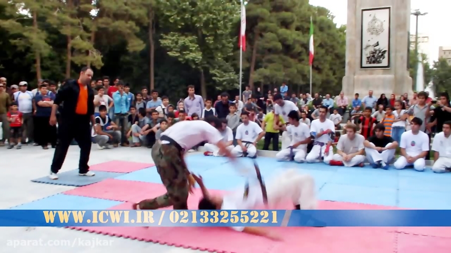 کشتی کج در پارک شهر تهران