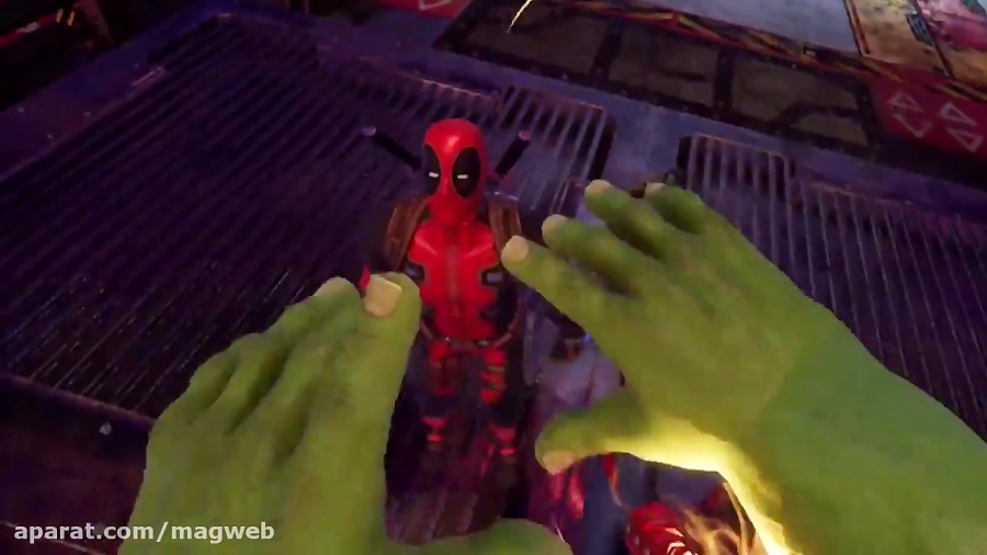 گیم پلی Hulk در بازی Marvel Powers United VR