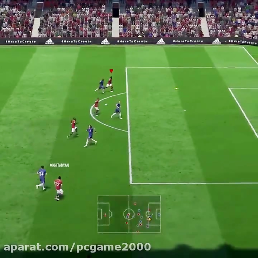گیم پلی جدیدی از بازی FIFA 18 سیستم سانتر جدید بازی را