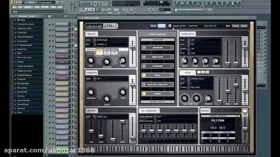 cakewalk z3ta vst programs and features