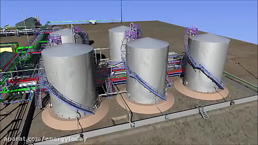 3D OIL AND GAS PLANT بیماری اورنیتین ترانس کاربامیلاز