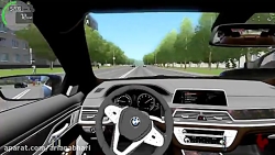 City Car Driving - BMW 750i G11 - Fast Driving -