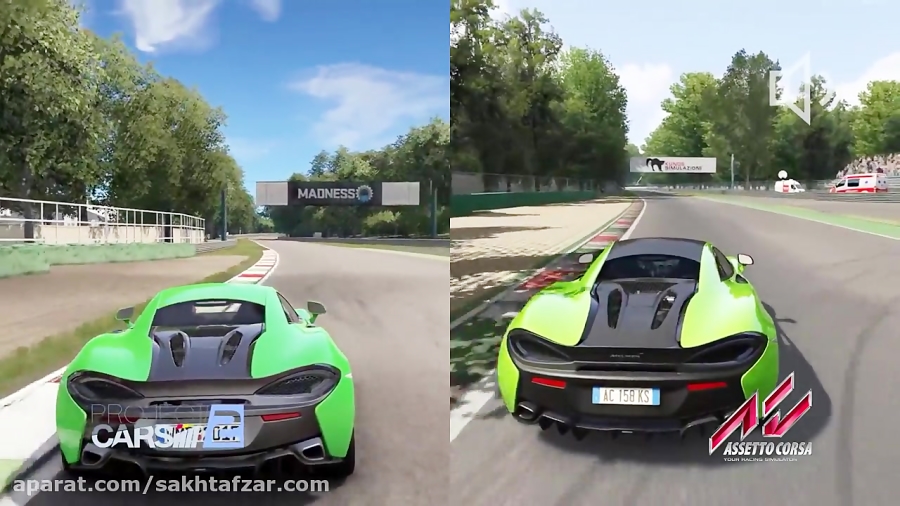 مقایسه گرافیک Project Cars 2 با Assetto Corsa