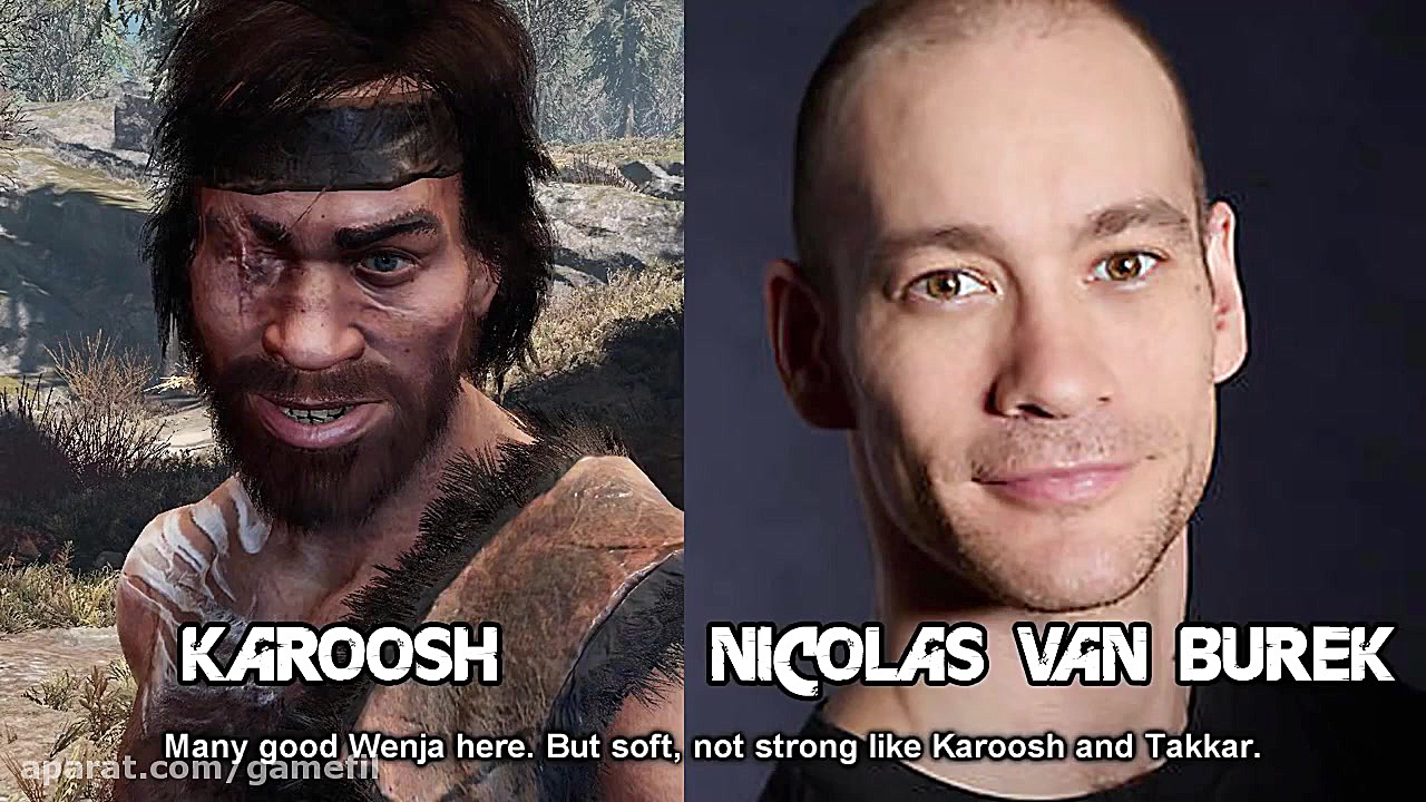 معرفی کاراکترها و گویندگان Far Cry Primal زمان95ثانیه