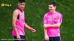 فیلم خداحافظی نیمار از بارسا و...