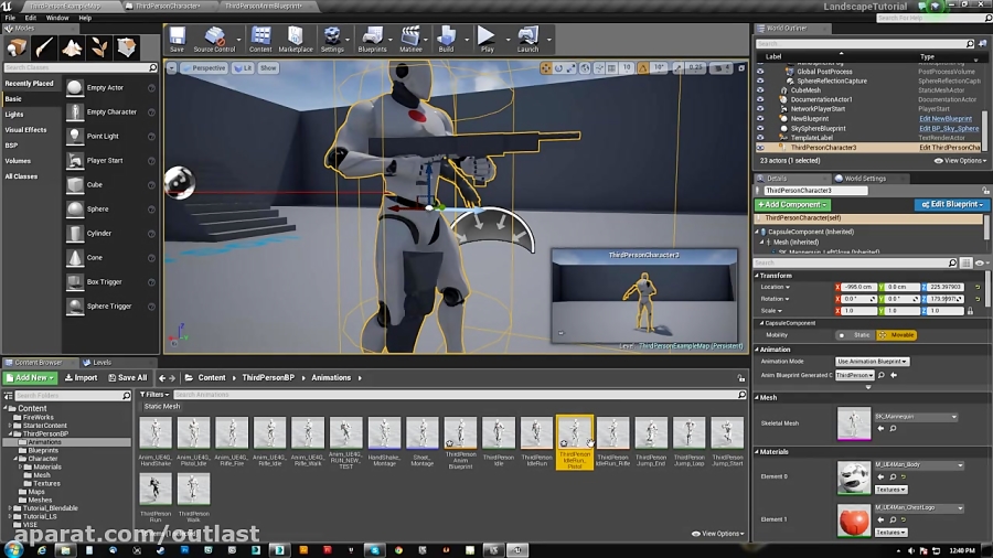 UE4 WeaponTutorial pt. 13 [Swapping the Animations]