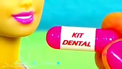 مسواک و خمیر دندان باربی