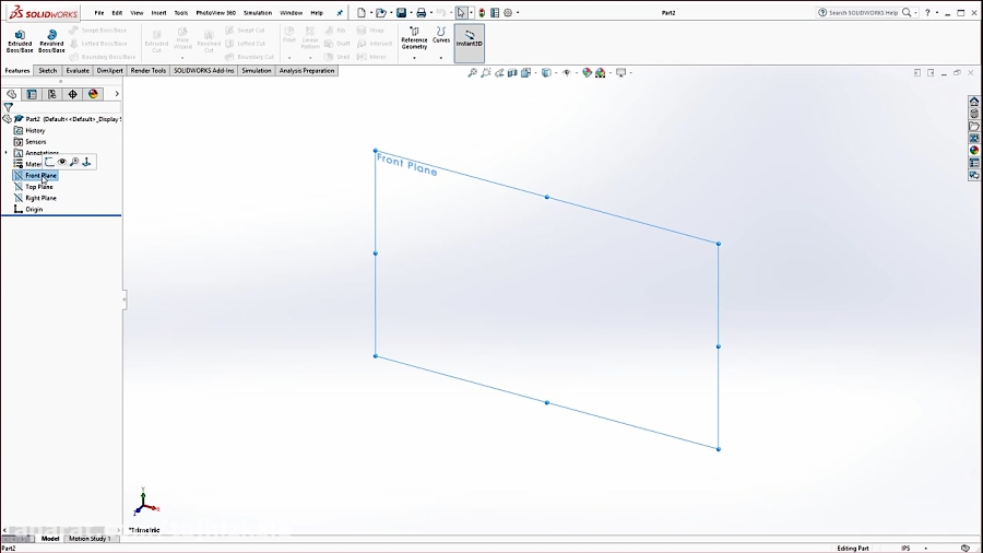 E1 SolidWorks 2016 - Basic Modeling 1 Tutorial