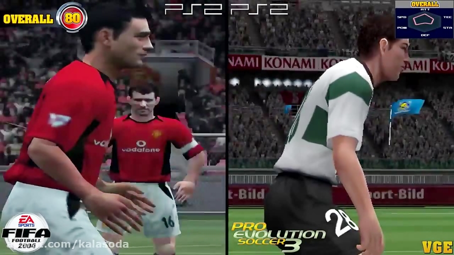 CRISTIANO RONALDO FIFA vs PES [2003 - 2017]