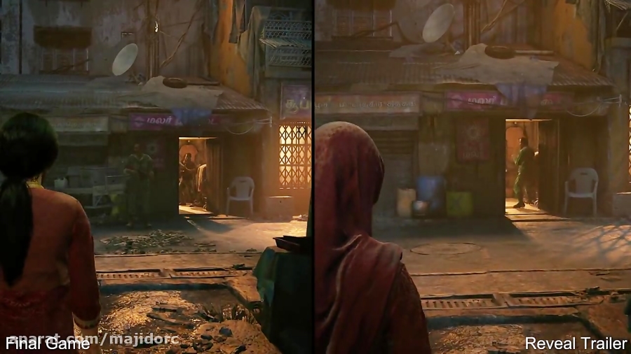 Uncharted: The Lost Legacy-Reveal Trailer vs Final Game