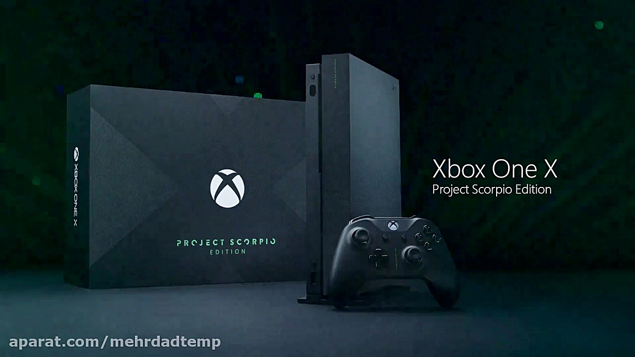 معرفی کنسول Xbox One X Project Scorpio Edition زمان52ثانیه
