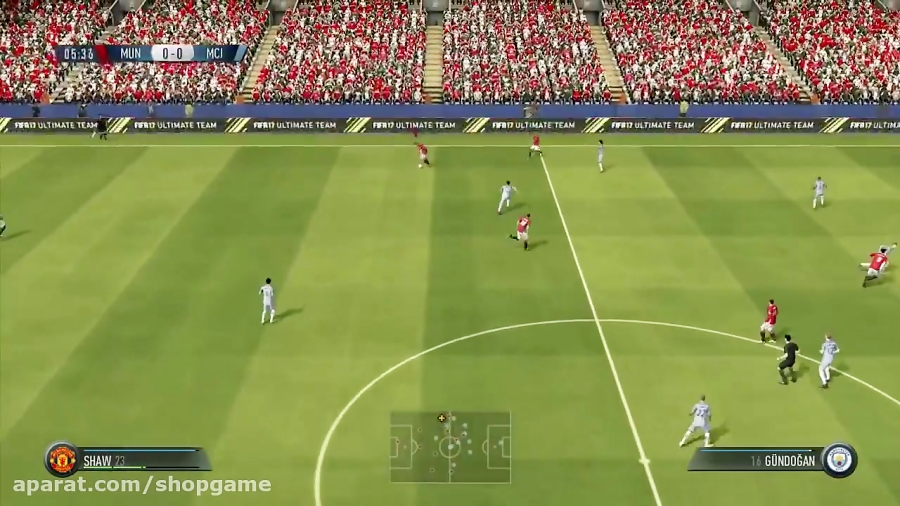 FIFA 17 Xbox 360 Gameplay Manchester United vs Manchester City