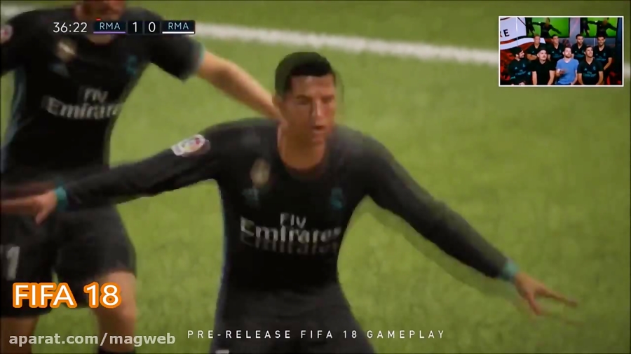 مقایسه گیم پلی بازی FIFA 18 با PES 2018