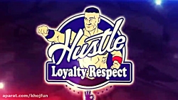 کشتی کج جان سینا و بارون کوربی...