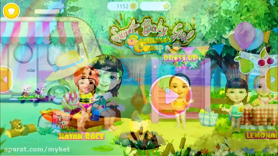 Sweet Baby Girl Summer Camp - Kids Camping Club - Gameplay Android