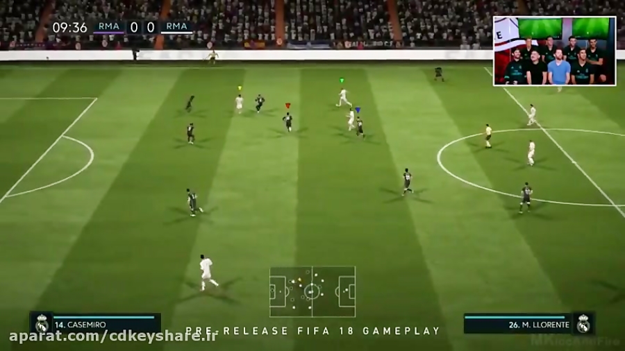 گیم پلی FIFA 18 -در cdkeyshare