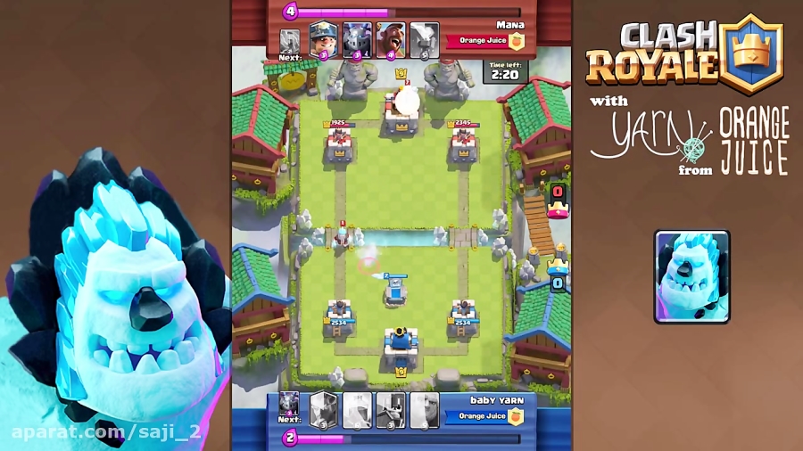 Clash Royale | Ice Golem Gameplay