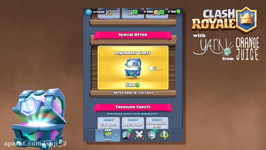 Clash Royale New Legendary and Epic Chests