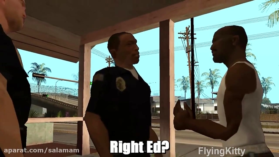 یک ویدئوی خنده دار دیگر از بازی GTA SA - آخر خنده