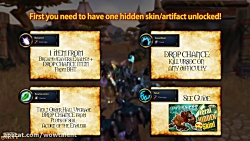 Guide: How to get ALL Hidden Dungeon Artifact / Skins for druids!