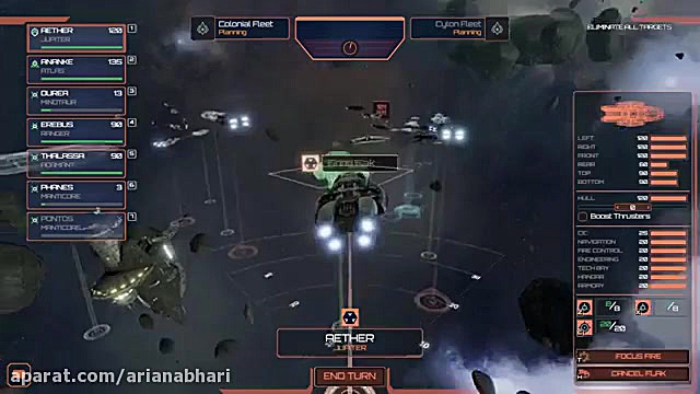 معرفی بازی - گیم پلی - BATTLESTAR GALACTICA DEADLOCK زمان153ثانیه