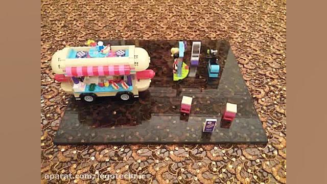 لگو LEGO ون هات داگ از سری فرندز FRIENDS HOT DOG VAN زمان601ثانیه