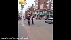 عاقبت جلف بازی در خیابان !