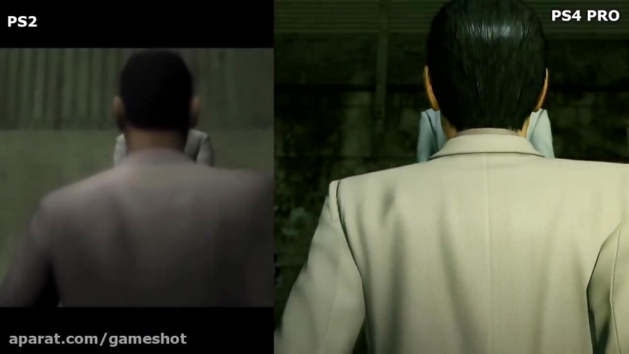 مقایسه گرافیک بازی Yakuza Kiwami بر روی PS2 و PS4