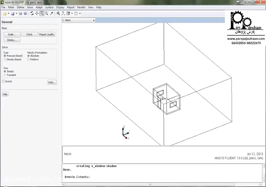 Solar Load Model in ANSYS FLUENT