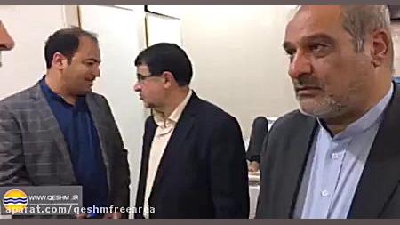 بازدید از خدمت رسانی به مردم در بیمارستان خلیج فارس قشم پیلینگ شیمیایی