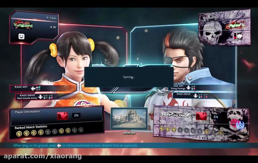 Xiaoyu VS Hwoarang Tekken 7 PS$ | Tekken 7 matches with Music