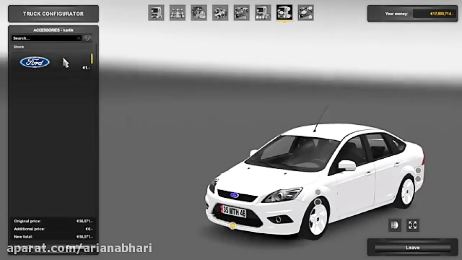 یورو تراک سیمولاتور 2-بازی جدید-  FORD FOCUS