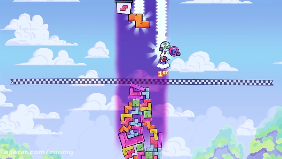 تریلر گیم پلی بازی Tricky Towers