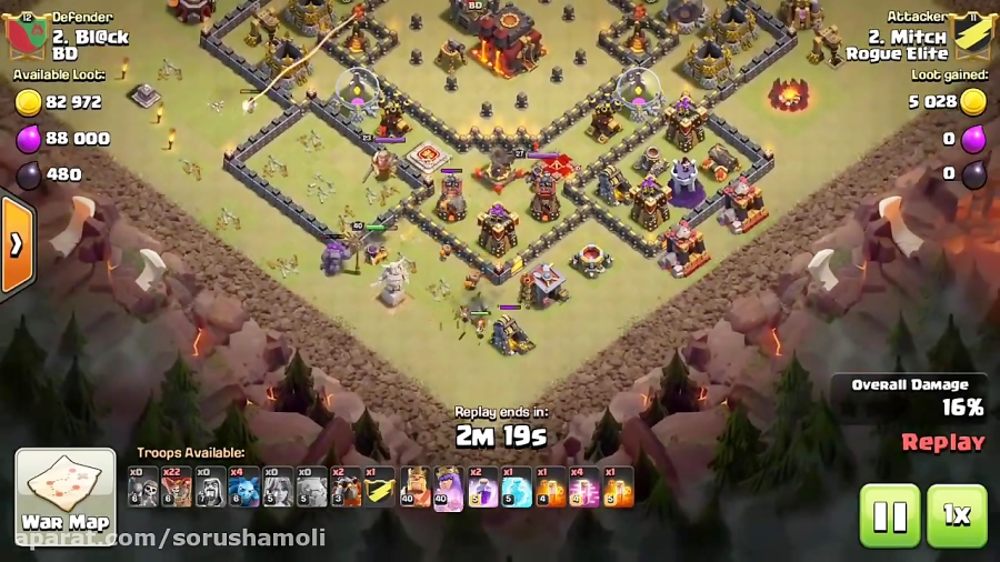TOP 5 Best TH10 Attack Strategy 2017 ◆ CoC 3 Star MAX Town Hall 10 War Base ◆ Clash of Clans