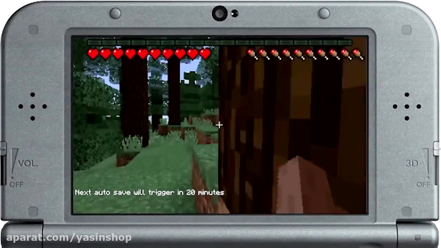 گیم پلی بازی ماینکرافت | Minecraft - نینتندو 3DS